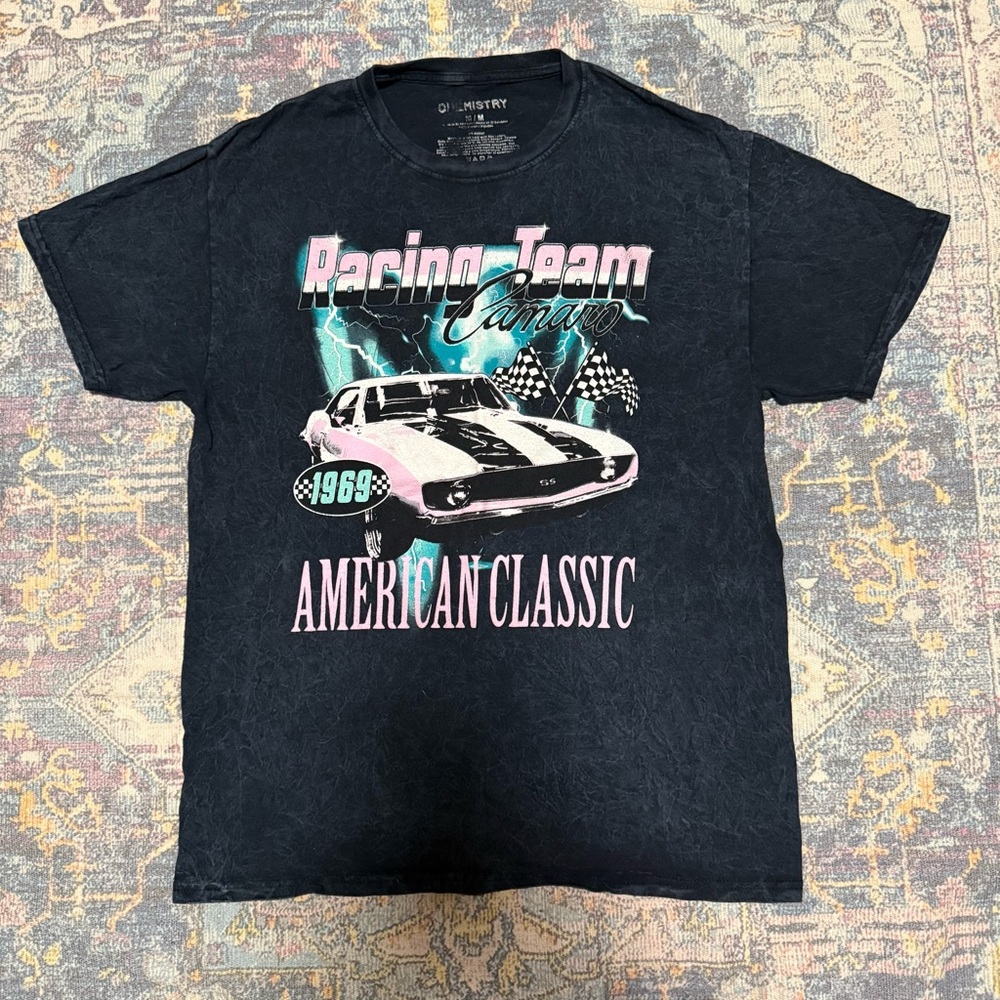 Racing Team Camaro 'American Classic' Graphic Tee - Black